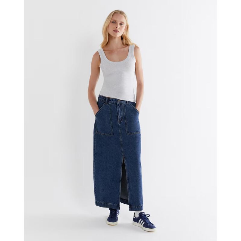 JAG Celina Cotton Rib Scoop Tank image number 7